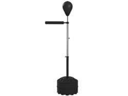 Pelota Boxeo Barra Giratoria Altura 1,6-2m Ajustable Negro