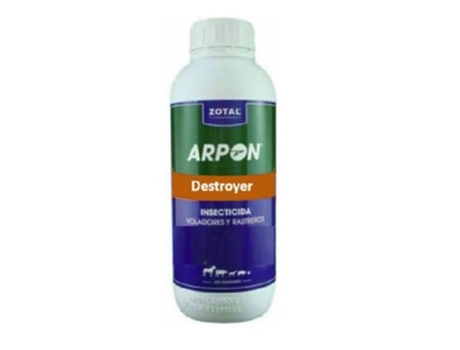 ZOTAL Arpon Destroyer Emulsionável Inseticida rastejante Ambientes de gado 1 litro