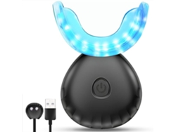 Lámpara Blanqueadora Dental 10 Veces Más Potente, Luz Led Azul, Conexión Usb, Color Negro Siurn