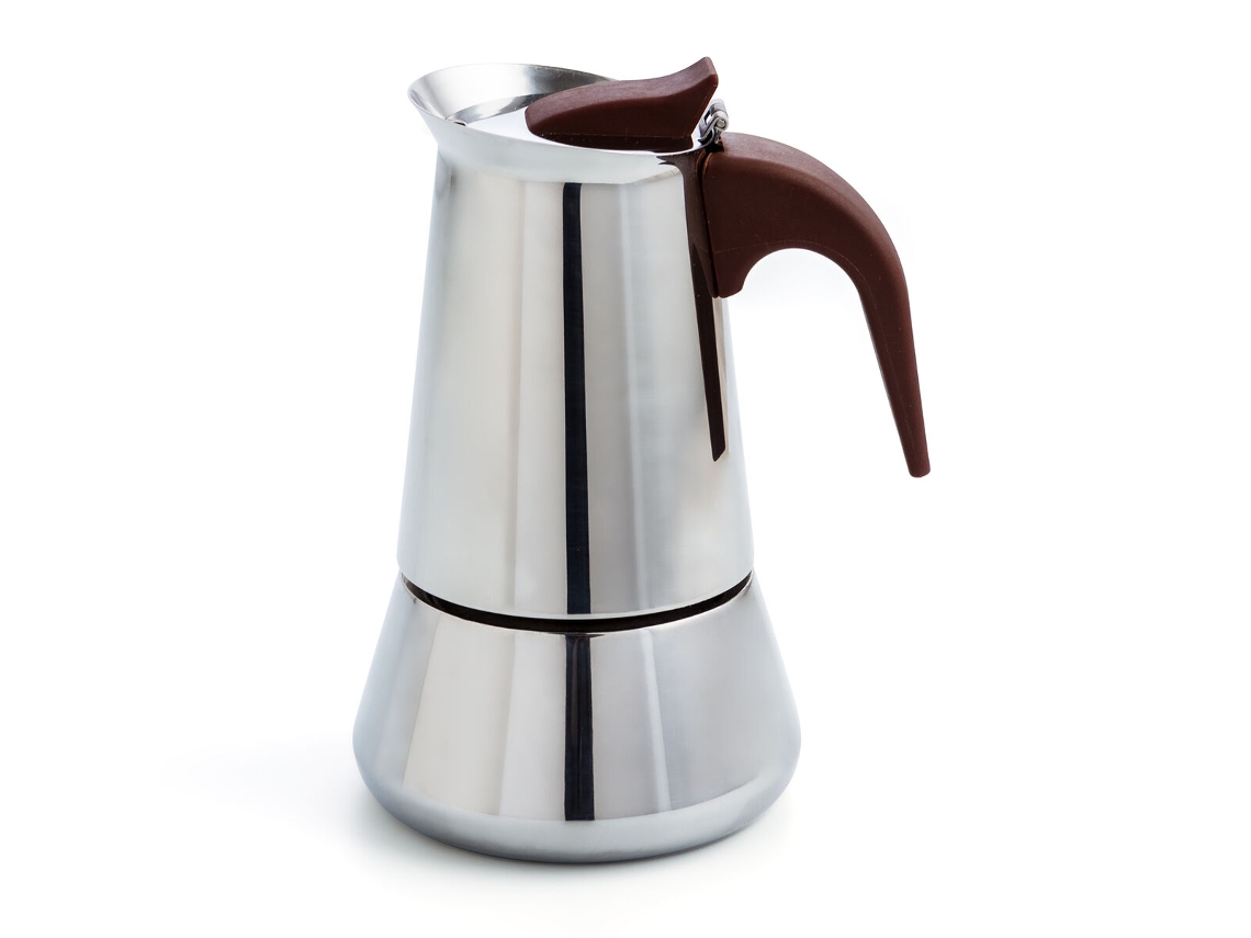 Cafetera Italiana QUID Milan Metal 4 Tazas