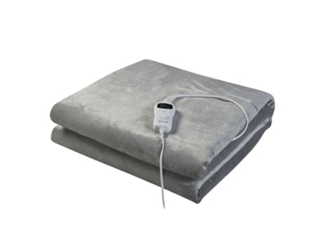 Manta eléctrica Archi 10 niveles de calor 120W Vlies 180x130 cm Gris Oscuro [en.casa] [EN.CASA]