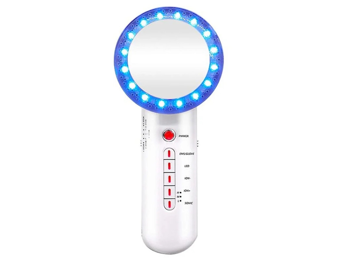 Máquina de cavitación ultrasónica a prueba de agua, masajeador adelgazante corporal, dispositivo anticelulítico, LED rojo, azul y blanco YIZHOOD