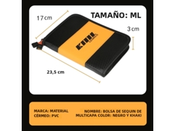 Bolsa de pesca, con capacidad para señuelo y carrete, bolsa portátil MDUG (ml)
