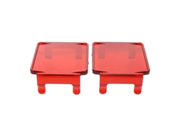 2 uds cubierta de luz de coche ALLINLESS