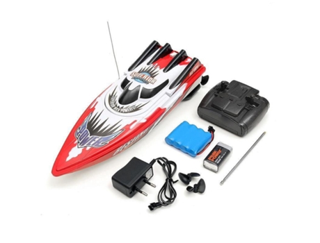Juguete Del Barco Del Rc, Que Compite Con Las Baterías Recargables Para Rojo