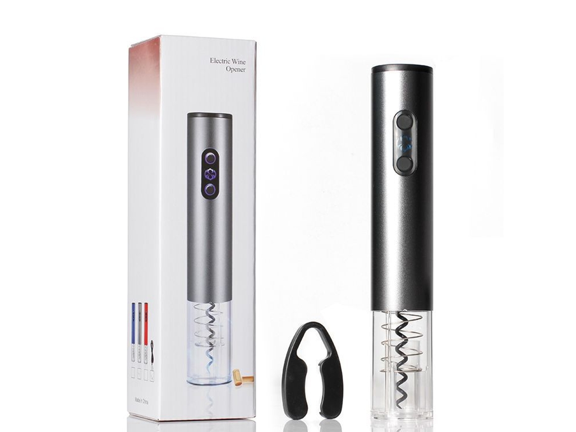 Sacacorchos Eléctrico de Batería Seca con Luz Sacacorchos Automático con Cortador de Lámina Estilo 1 CUICH