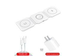 Cargador Inalámbrico (carga Inalámbrica 3 En 1 Carga Rápida 20w)