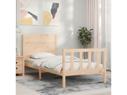 Cama Individualcama Para Adultosestructura De Cama Individual Con Cabecero Madera Maciza Wsd25957