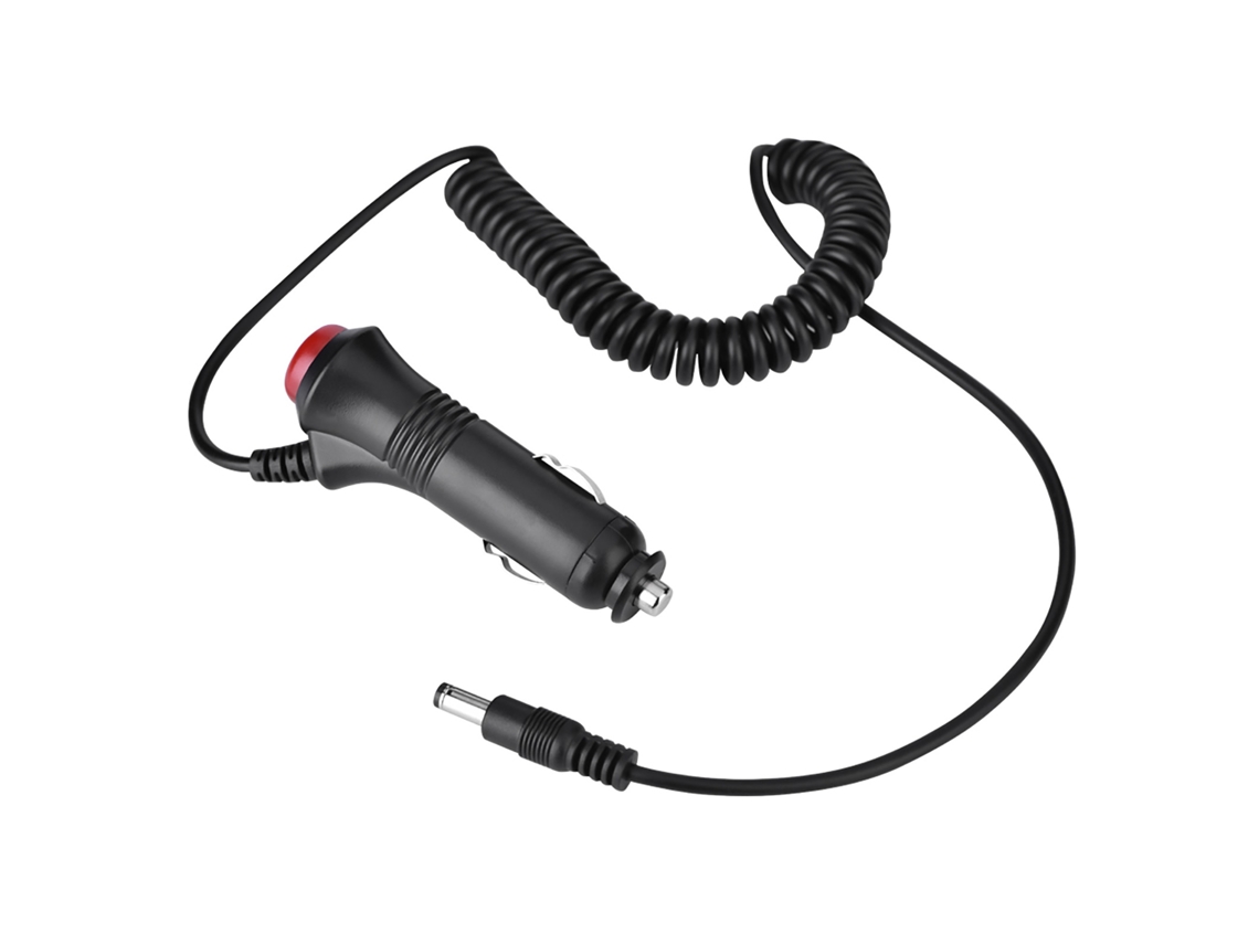 Cable Adaptador De 12 V Para Toma De Mechero A Conector Macho De Cc De 5,5 X 2,1 Mm Con Resorte, 1,9 M