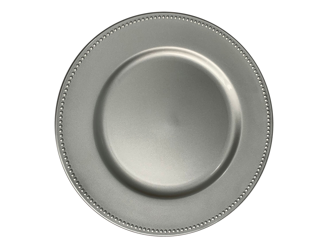 Plato My Dekor Plateado Ø 33 CM (Conjunto 6)