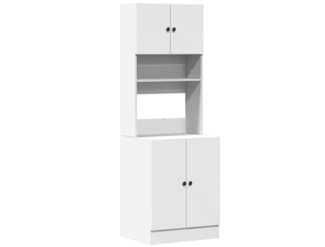 Mueble De Cocina VIDAXL Blanco Madera contrachapada (60x50x180 cm)