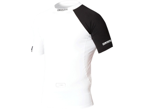 Camiseta de Manga Curta Uv Bolt Branco Lmystic