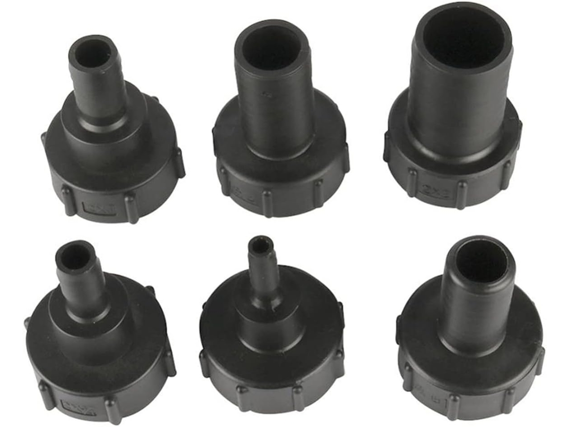 Conector Roscado Para Ibc De 60 Mm Adaptador Depósito 1/2"