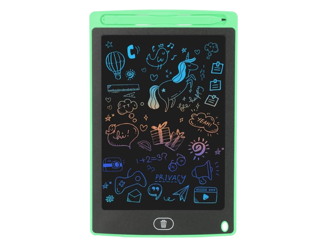 Tableta De Escritura Lcd De 8,5 Pulgadas, Pizarra De Dibujo Colorida, Juguete Para Niños Y Niñas (verde)