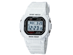 Reloj De Pulsera Deportivo Vaquero Moda Pareja Amante Sanda (blanco Hombre)