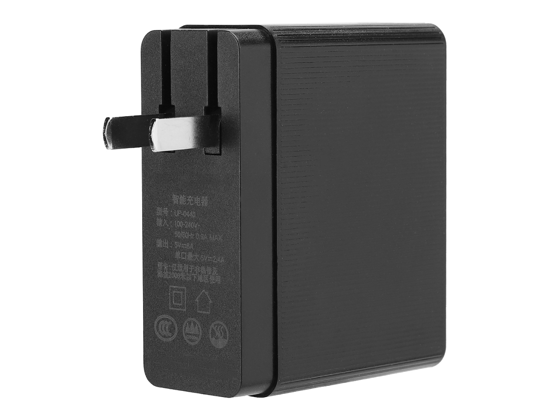 Cargador portátil inteligente Aetheria Acasis con 4 puertos USB 3.0 y carga rápida para Android/iOS.