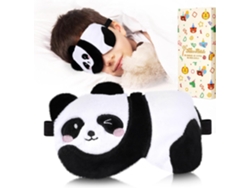 Adorable Antifaz Infantil Con Un Suave Diseño De Panda Aterciopelado Y Correa Ajustable: El Regalo Perfecto Para Niños. Digitallab