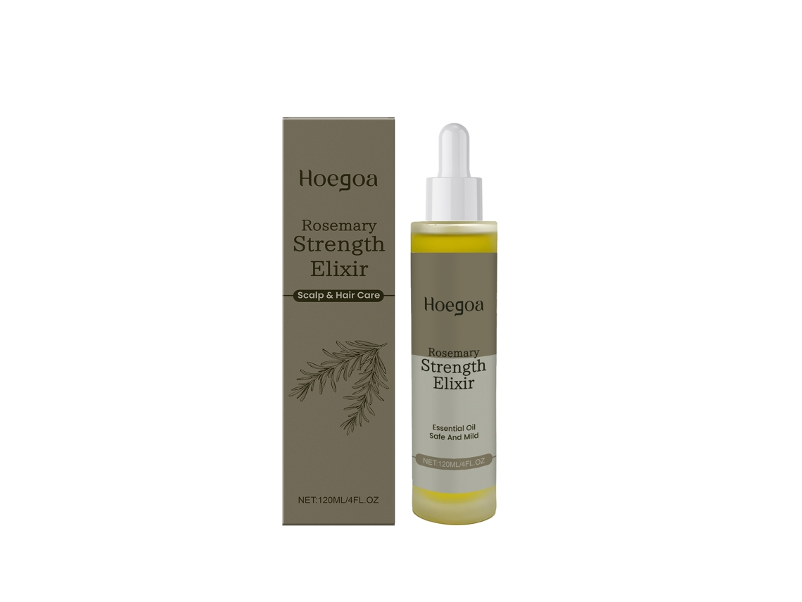 Sérum capilar de romero para aumentar el grosor del cabello.