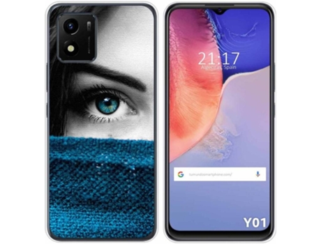 Carcasa Vivo Y01 TUMUNDOSMARTPHONE Dibujos Ojo Multicolor