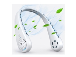 Ventilador de cuello Yizhood de 3600 mAh, rotación de 360°, 3 velocidades, color blanco
