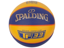 SPALDING Tf-33 Bola Oficial 76862Z Unisex Amarillo Basketball Balls 6 Me