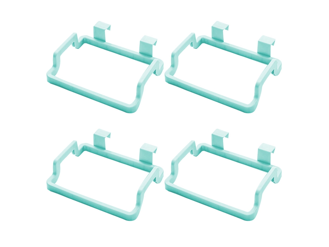 Soporte para bolsa de basura - Soporte para gabinete de cocina portátil, 4 piezas NEVEANCE