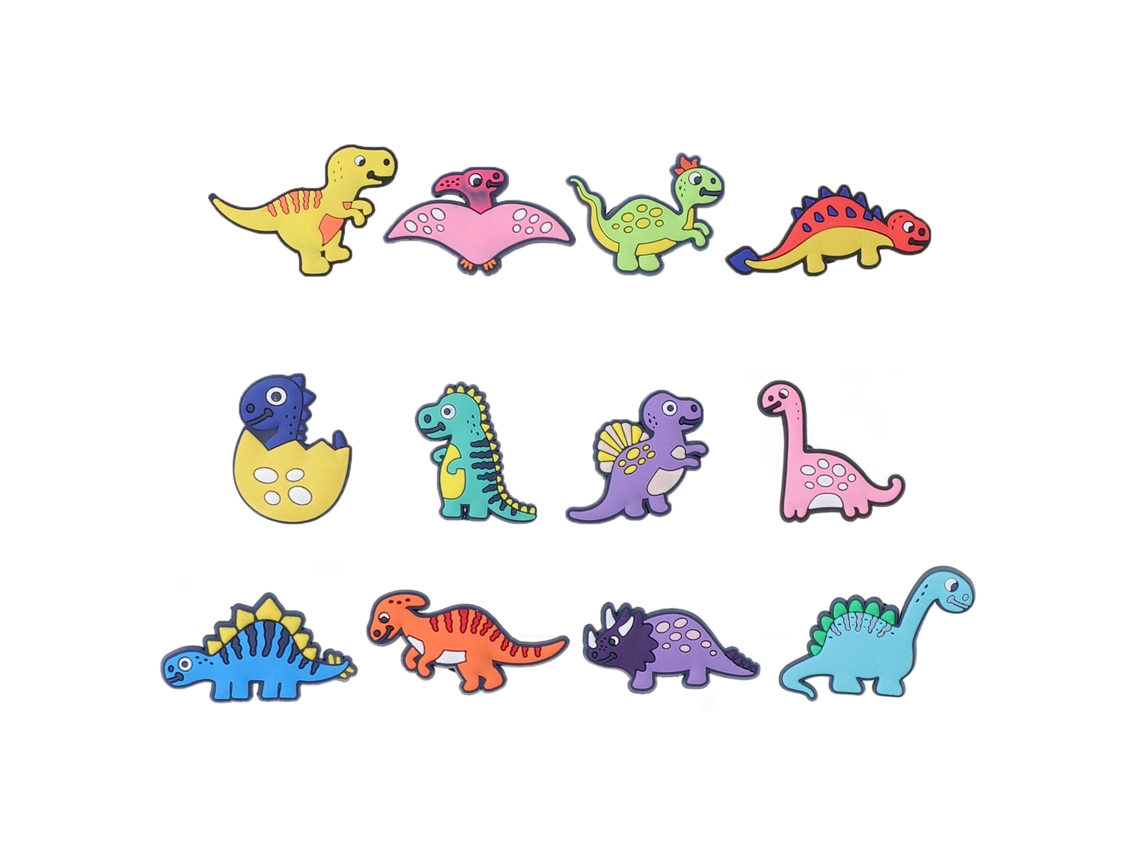 Llave De Dinosaurio Para Chanclas Decorativas 12 Piezas
