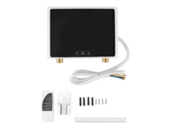Mini calentador de agua eléctrico instantáneo con pantalla digital de 5500 W, calentador de agua termostático con control remoto para cocina de 220 V