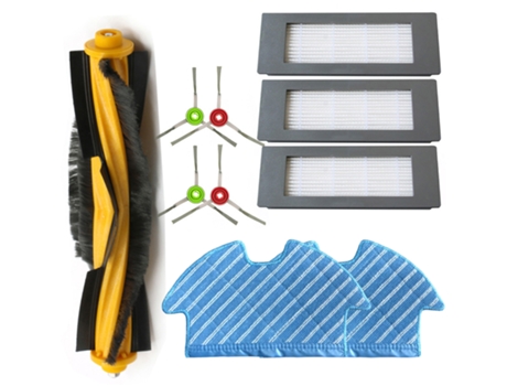 Kit de aspiradora para Ecovacs Deebot Ozmo 900, cepillo de filtro, juego de paño de mopa, piezas de limpiador aspirador, reemplazo de aspiradora li...