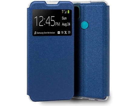 Funda Oppo A15 COOL Flip Cover Azul