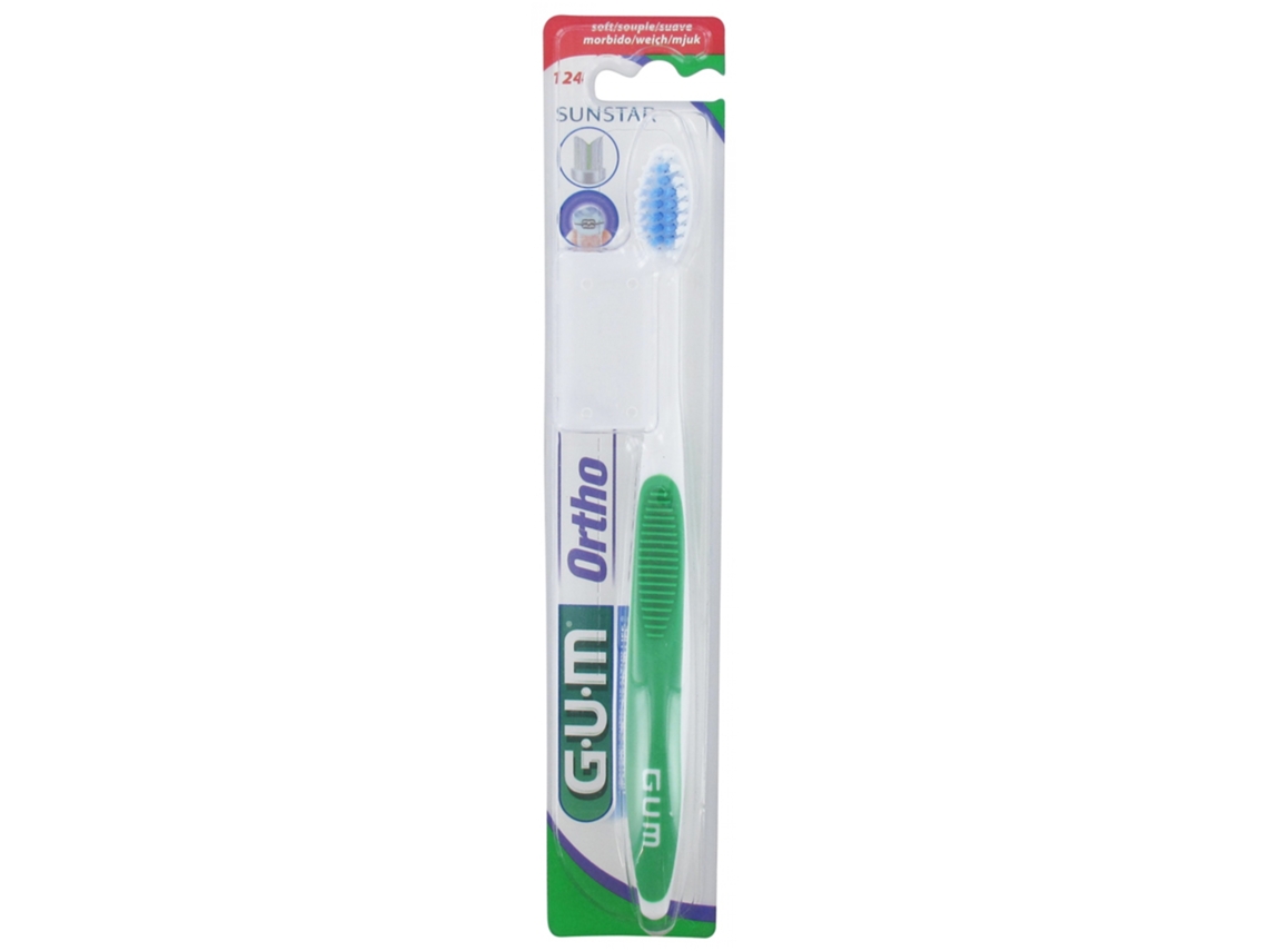 Cepillo de Dientes Ortho 124 Color: Verde GUM