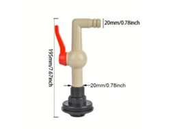 Juego de grifo para barril de lluvia con adaptador Pickifypunnyb Slo Slowmoose