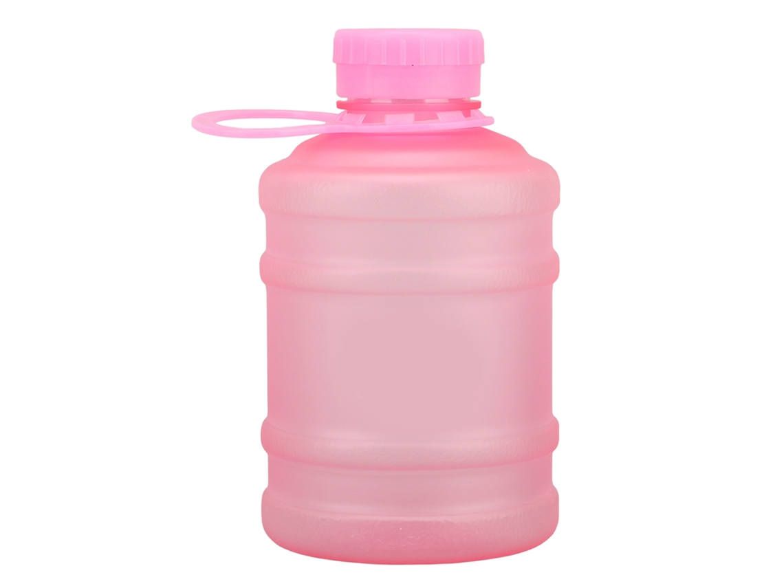 Botella De Agua Deportiva De 650 Ml Con Asa Portátil, Plástico Opaco, Bonita, A Prueba De Fugas, Rosa.