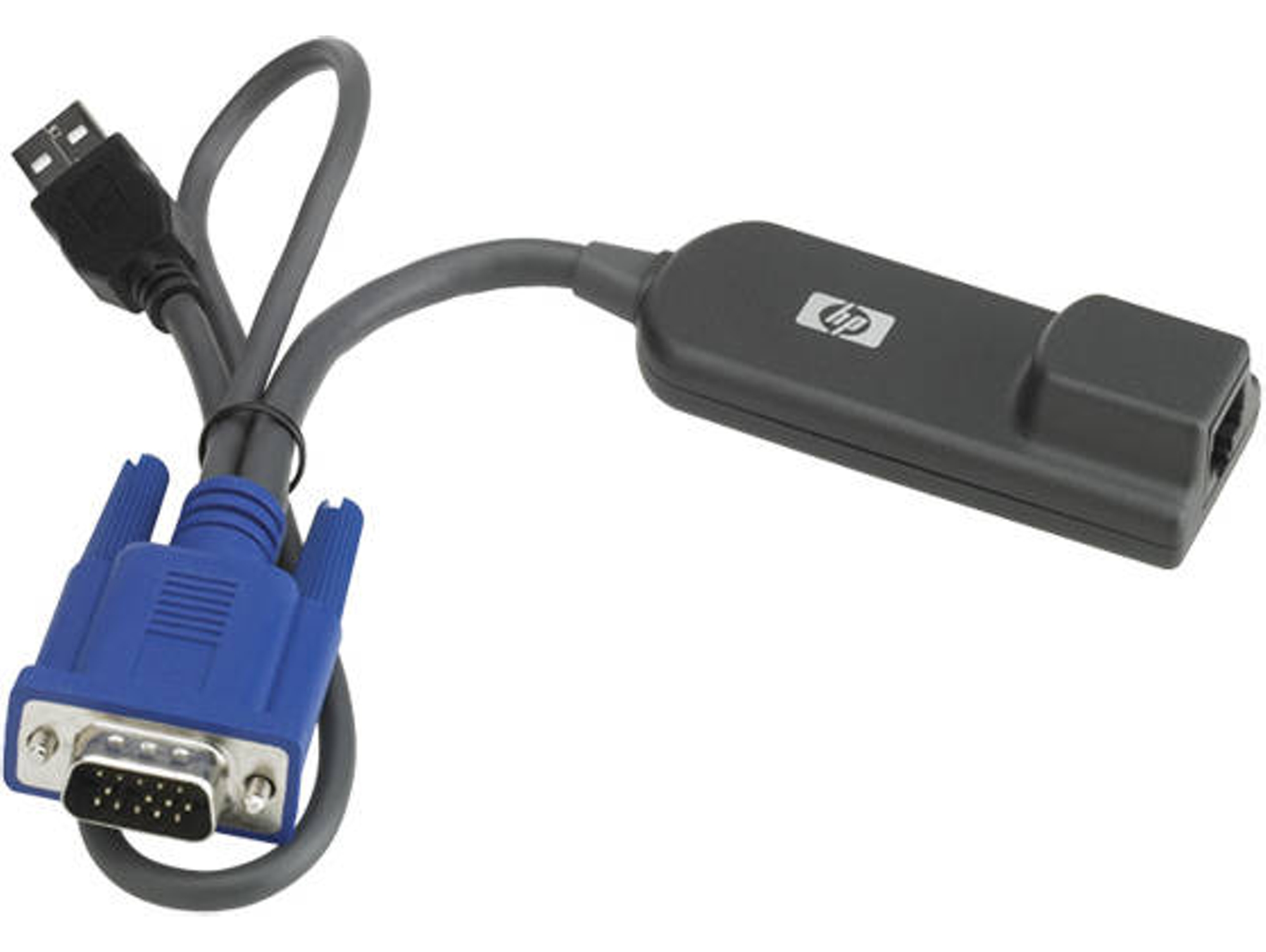 Cables KVM HEWLETT PACKARD (KVM - KVM - Negro)