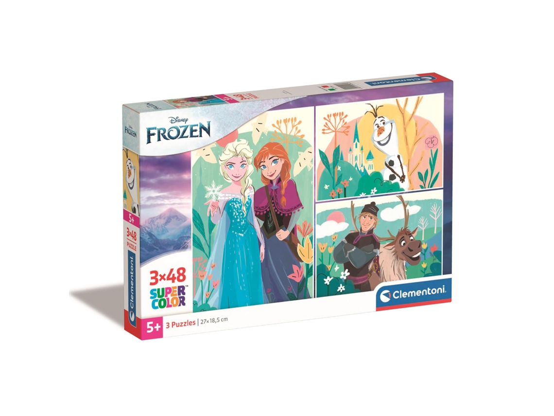 Puzzle 3 x 48 piezas Frozen Clementoni