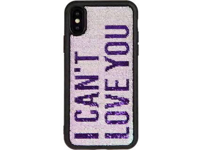 Funda iPhone X, XS BENJAMINS Can't Love Morado
