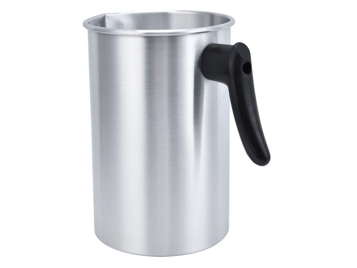 Olla De Aluminio De 3 Litros Para Derretir Cera Con Boquilla Desviadora Para La Fabricación De Velas Caseras.