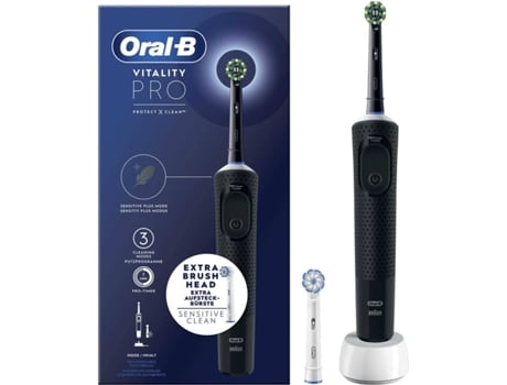 Cepillo de Dientes Eléctrico ORAL B Vitality Pro Negro