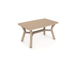 Mesa Rectangular Reciclada Exterior 140x90 Arena Dalia Garbar