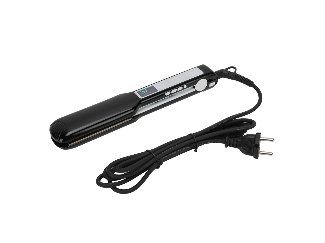 Plancha Y Rizador De Pelo Eléctrico Con Temperatura Ajustable Y Pantalla Lcd Herramienta De Peluquería