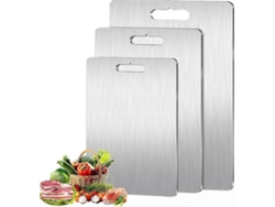 Tabla de cortar de titanio ligera y duradera para cocina, fácil de limpiar para el hogar, camping al aire libre y picnic Xin Jortmrd