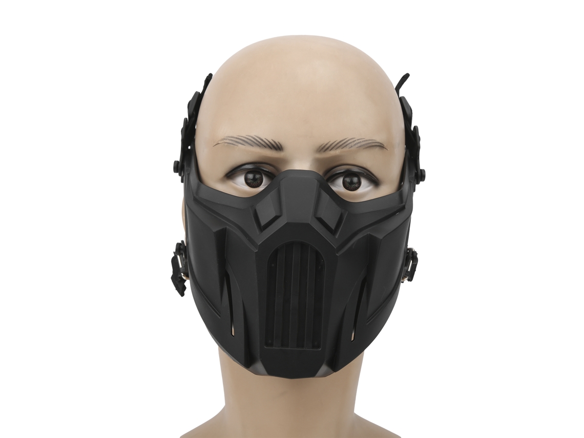 Protector Facial Cs Media Cara Transpirable Resistente Para Gaming Y Cosplay Equipo Exterior