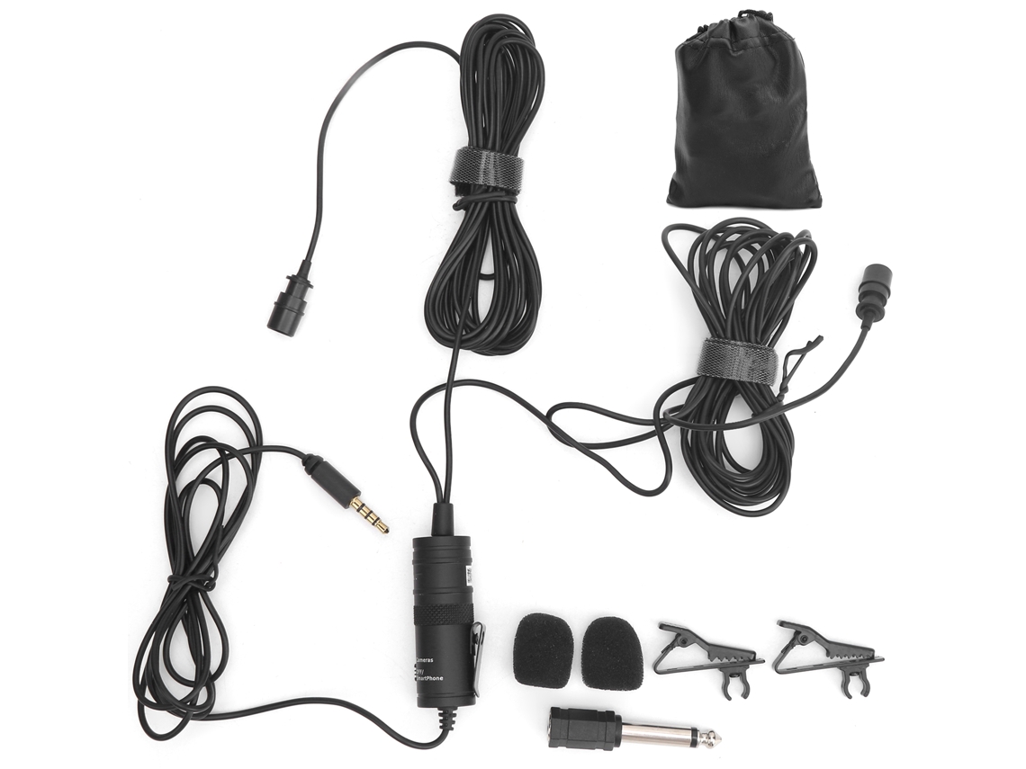 2026yncm-micrófono Lavalier Mini Clip De Cuello Profesional Para Entrevistas Y Grabaciones