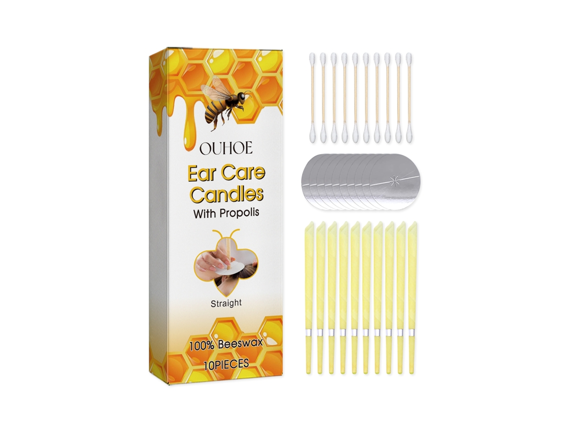 Kit de terapia auditiva con velas antiguas para terapia.
