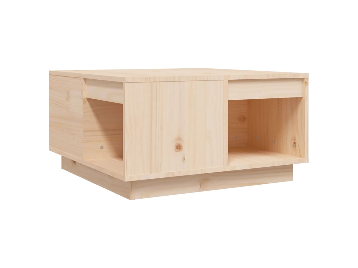 Mesa de centro 60x61x32,5 cm Madera maciza de pino MAISON EXCLUSIVE