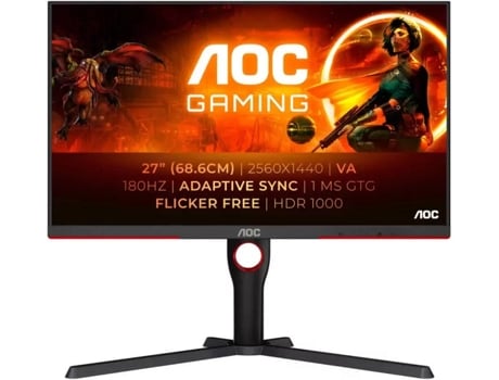 Monitor AOC Q27G3XMN/BK (27'' - QHD - Led VA)
