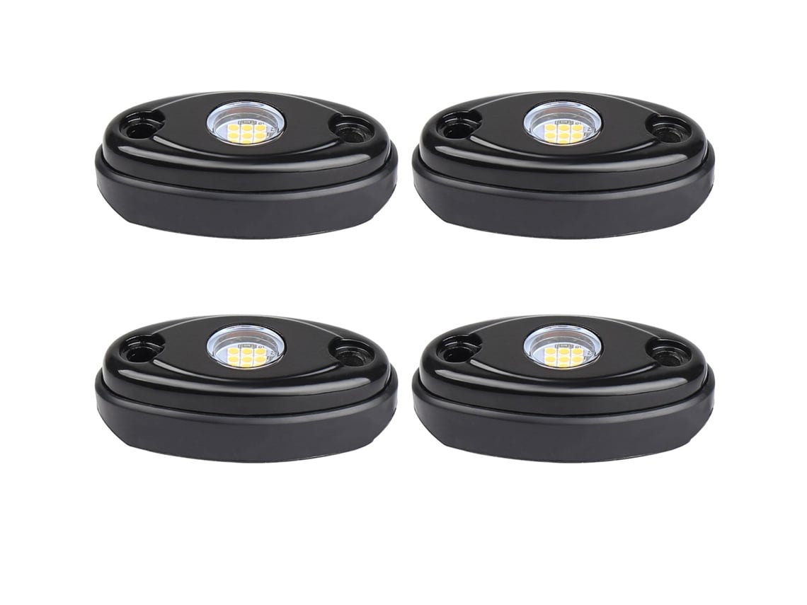 Bj-4 Peças De Luzes Ambientais De Chassi De Cor Sólida Para Carro Barco Conversão Iate Cleat Lights