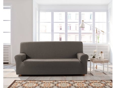 Funda Sofa ESTORALIS Beta Tabaco (3 Plazas - Poliester y Algodón - 180-200 x 80-110 cm)
