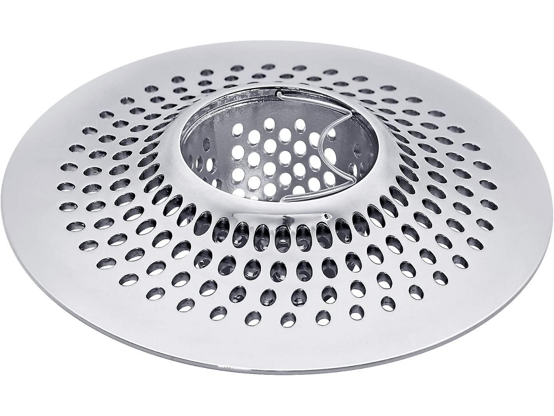 2 Filtros De Pelo De Acero Inoxidable Para Bañera Y Ducha Con Diseño Removible Y Duradero