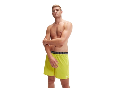 Shorts de Natação Hyper Boom Band 16´´ Amarelo Xl Homemspeedo